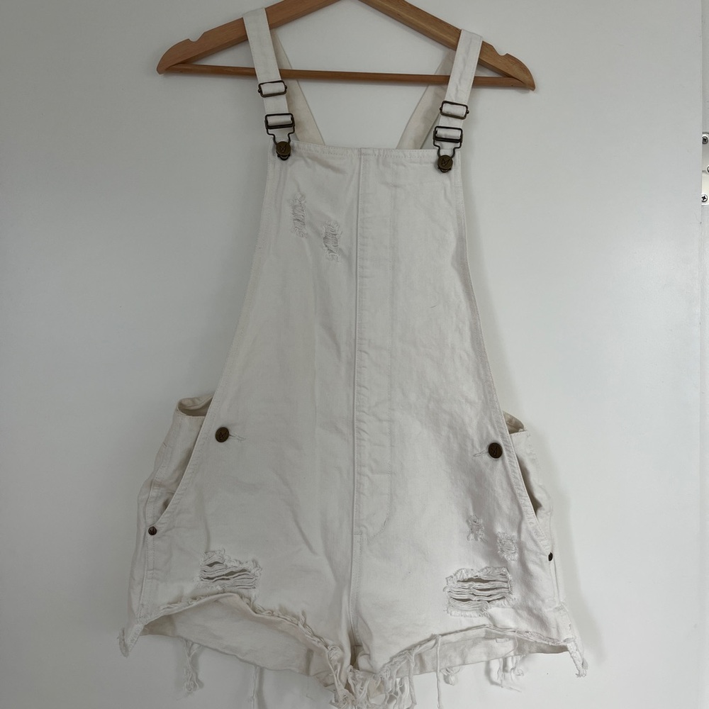 Denim Short Overalls